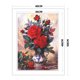 thumbnail image 2 of Kit de punto de cruz suave DIY, artesanía impresa en lienzo, flores, costura, 2 of 9