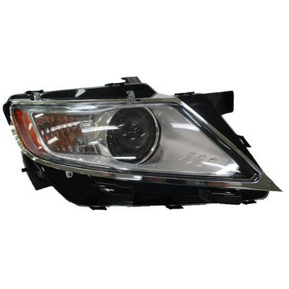 KAI New CAPA Certified Standard Replacement Passenger Side Headlight Assembly, Fits 2011-2015 Lincoln MKX