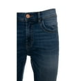 thumbnail image 4 of CULTURA AZURE Mens Stretch 5 Pocket Skinny Jeans, Med Blue, 34X30, 4 of 5