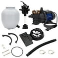 thumbnail image 2 of 13" Sand Filter Pump - 2Lb Filter Ball, 3434GPH 3/4HP Pool Sand Filter for Above Ground and Inground Pool Up to 8500 Gallons,with 6-Way Multi-Port Valve & Strainer Basket Easy Installation, 2 of 8