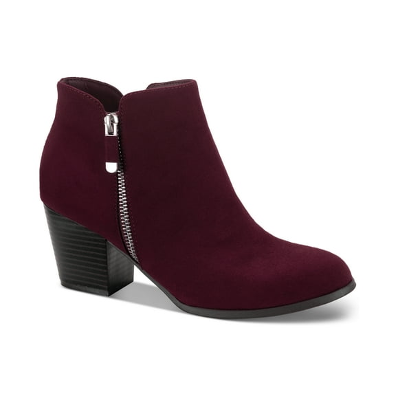 Style & Co Women's Masrinaa Ankle Booties, Berry, 9