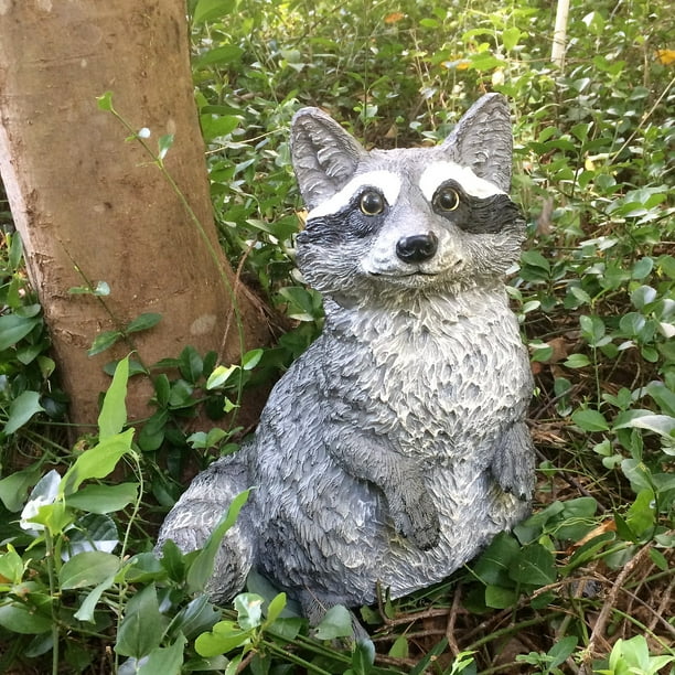 Homestyles 16"H Large Realistic Raccoon Home & Garden Animal Nature