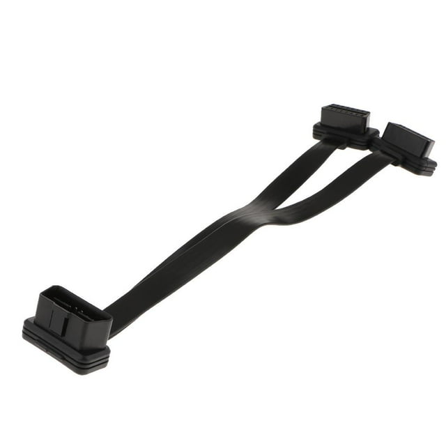 Varón Auto Del Pin Del OBD II OBD 2 16 Del Coche Para Doblar El Cable De Extensión Femenino Del Divisor De Y Macarena Adaptador de cable de extensión OBD II