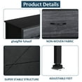 thumbnail image 4 of Oumilen Adult Dresser with 10 Fabric Drawers Small Chest of Drawers, Black, 4 of 5