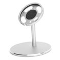 thumbnail image 4 of Soporte de carga inalámbrica para teléfono, base de carga para Magsafe para iPhone 12, color plateado, 4 of 5