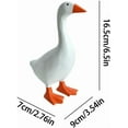 thumbnail image 2 of Minibee Desk Goose Ornament, 6.5" Funny Desktop Goose Key Holder, Resin Duck Statue Figurine for Home Office Decor, 2 of 7