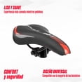 thumbnail image 3 of Asiento para bicicleta MTB Mariluz WL-1138-1 Negro Rojo, 3 of 10