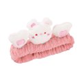 thumbnail image 7 of Lady Headband Cartoon Animals Thick High Elasticity Fluffy Sports Face Washing Sweat Absorption Bathing Lady Hair Band Hair Accessories, 7 of 7