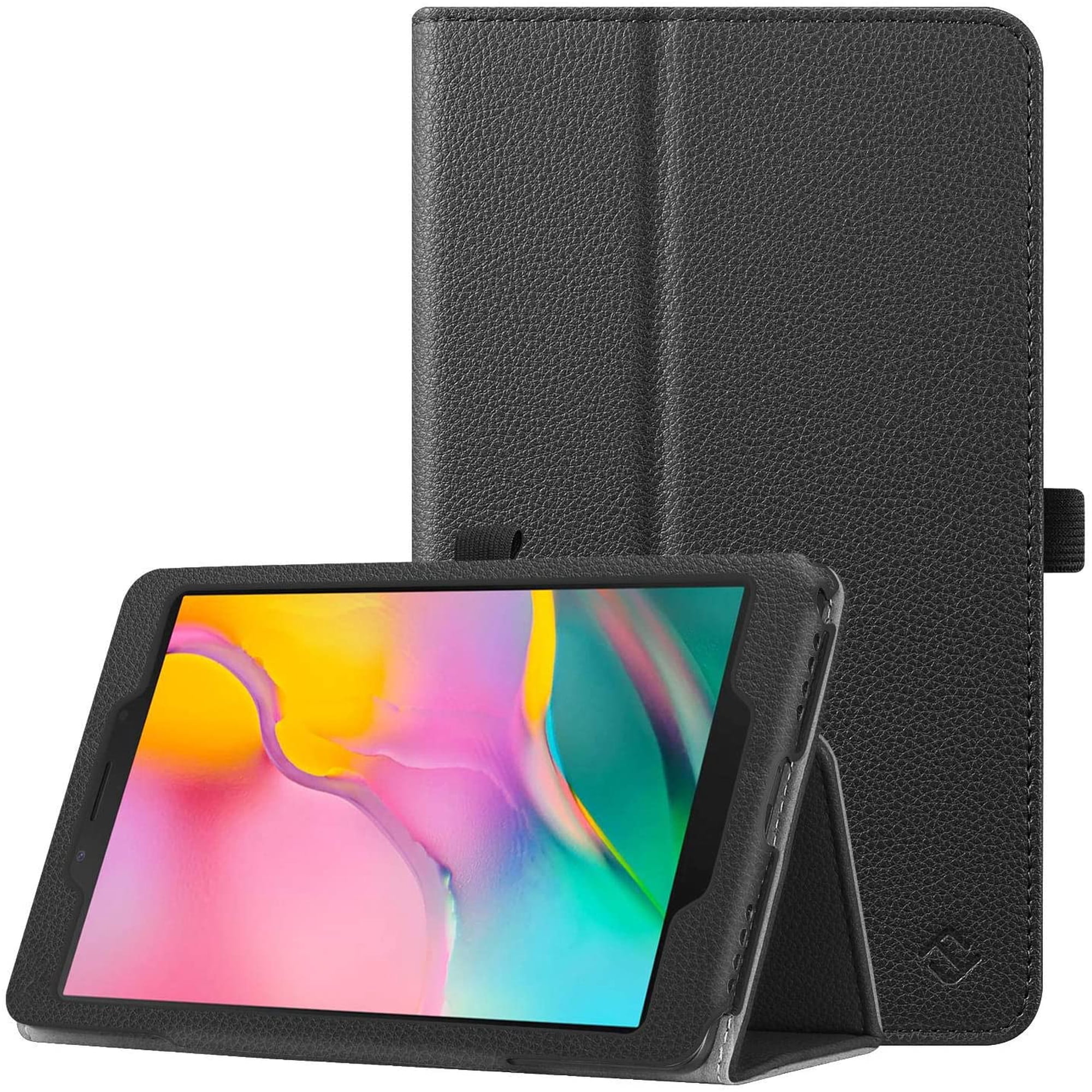 Fintie Case for Samsung Galaxy Tab A 8.0 2019 Without S Pen Model (SM-T290 Wi-Fi, SM-T295 LTE), Slim Vegan Leather Folio Stand Cover, Black