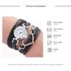 thumbnail image 3 of Reloj de pulsera con corazón de diamantes de imitación hueco de cuarzo con correa de cuero de PU para mujer a la moda (negro), 3 of 5