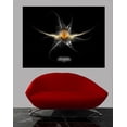 thumbnail image 2 of Xzendor Tri-Star Ninja Golden Head Silver Moth Glossy Poster, 2 of 2