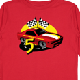 thumbnail image 4 of Inktastic Race Car 5th Birthday Boys Long Sleeve Toddler T-Shirt, 4 of 5