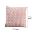 thumbnail image 3 of Throw&nbsp;Pillow Covers, 2025 New 1pc Corduroy Solid Color Pillow Pillow Cover for Living Room-bedroom -office-etc., Valentines Day Decor(Pink, 17.7x17.7in), 3 of 7