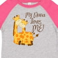 thumbnail image 4 of Inktastic My Nana Loves Me Boys or Girls Toddler T-Shirt, 4 of 5