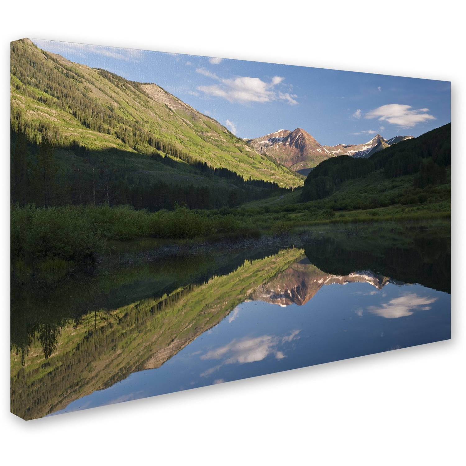 Trademark Fine Art 'Paradise Pond II' Canvas Art by Michael Blanchette Photography