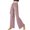 Pink, variant on Wyongtao Women's Elegant Wide Leg Lounge Pants High Waisted Belted Flowy Wide Leg Pants Tie Knot Loose Trousers,Purple XL