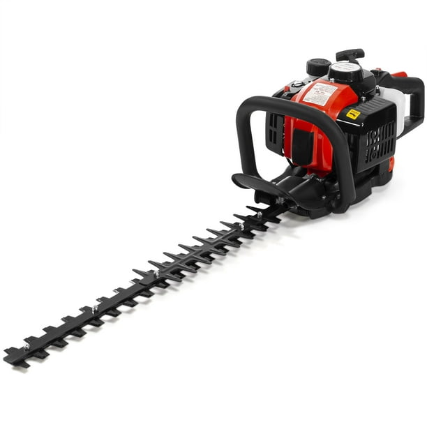Kamp apologi Glæd dig XtremepowerUS 26cc 2-Cycle Gas Hedge Trimmer 24" Double-Sided Blades Shrub  Trimmer Recoil Gas Trim Blade Clipper Saw Bushes - Walmart.com