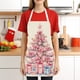 thumbnail image 5 of Delantal de Cocina Navideño | Delantal de Poliéster con Estampado de Papá Noel para Festivales | Tirantes Ajustables | Babero Multicolor para Cocinar En Fiestas | Regalo Decorativo para Fiestas Navid, 5 of 6