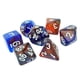 thumbnail image 1 of Juego de 7 dados de fantasía, dados poliédricos grabados en colores lisos surtidos, para juegos Estilo B, 1 of 6