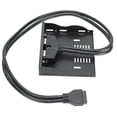 thumbnail image 4 of Panel frontal de disquete USB 3.0, bahía de disquete de 3,5'', 19 pines a 2 interfaces, concentrador USB 3.0, 4 of 11