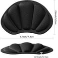 thumbnail image 3 of Back of Heel Cushion Pads, Adhesive Heel Grips Inserts for Boots, Loose Shoes Too Big, Reusable Heel Guards Liners for Women Men, Improve Shoe Fit,4PCS-Black+4PCS-Black, 3 of 5