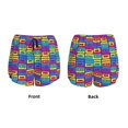 thumbnail image 3 of Cauagu Cassette Tapes Print Women's 2 in 1 Running Shorts Athletic Workout Gym Yoga Shorts Running Shorts for Women-XX-Large, 3 of 7