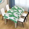 thumbnail image 3 of Yayeee Tablecloths for Rectangular Tables 60 x 120 inch Party Table Cover, Cactus Pattern, 3 of 6