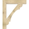 thumbnail image 3 of Ekena Millwork 6"W x 38"D x 46"H Olympic Block Rough Sawn Bracket, Douglas Fir, 3 of 4