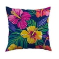 thumbnail image 3 of Tuvgenk Outdoor Waterproof Pillow Cover 18x18 for Garden Sofa, Summer Tropical Floral Cushion Case for Patio Decor, 3 of 6