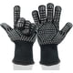 thumbnail image 2 of BBQ - Guantes de parrilla y horno Premium BBQ (1 par) hasta 500°C según EN407 negro Namotu LN-0280, 2 of 7