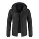 thumbnail image 1 of Minnieouse Poliéster Manténgase a la moda y cálido Chaqueta acolchada con capucha cálida Chaquetas acolchadas gruesas con capucha cálidas Abrigos y chamarras negro 3XL, 1 of 6