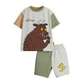 thumbnail image 1 of The Gruffalo Boys Colour Block T-Shirt & Shorts Set, 1 of 5