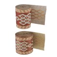 thumbnail image 1 of 5 Meters/ 5.5 Yds Jacquard Ribbon Embroidered Jacquard Ribbon Trim Wide Woven Border Ribbon Sew Embroidered 8cm, 1 of 9