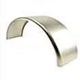 thumbnail image 4 of Ensemble de (2) Garde-Boue Ronds Lisses en Aluminium pour Remorque de Cargaison 34"L 17"H 10"W, 4 of 4