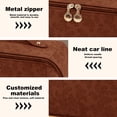 thumbnail image 3 of Bolsa de cosméticos de viaje de gran capacidad, bolsa portátil impermeable de almacenamiento multifuncional, 3 of 5