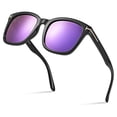 thumbnail image 6 of Square Polarized Mirrored Sunglasses for Women Colorful 80's Anti-Glare TR90 Frame UV Protection Sun Glasses, 6 of 7