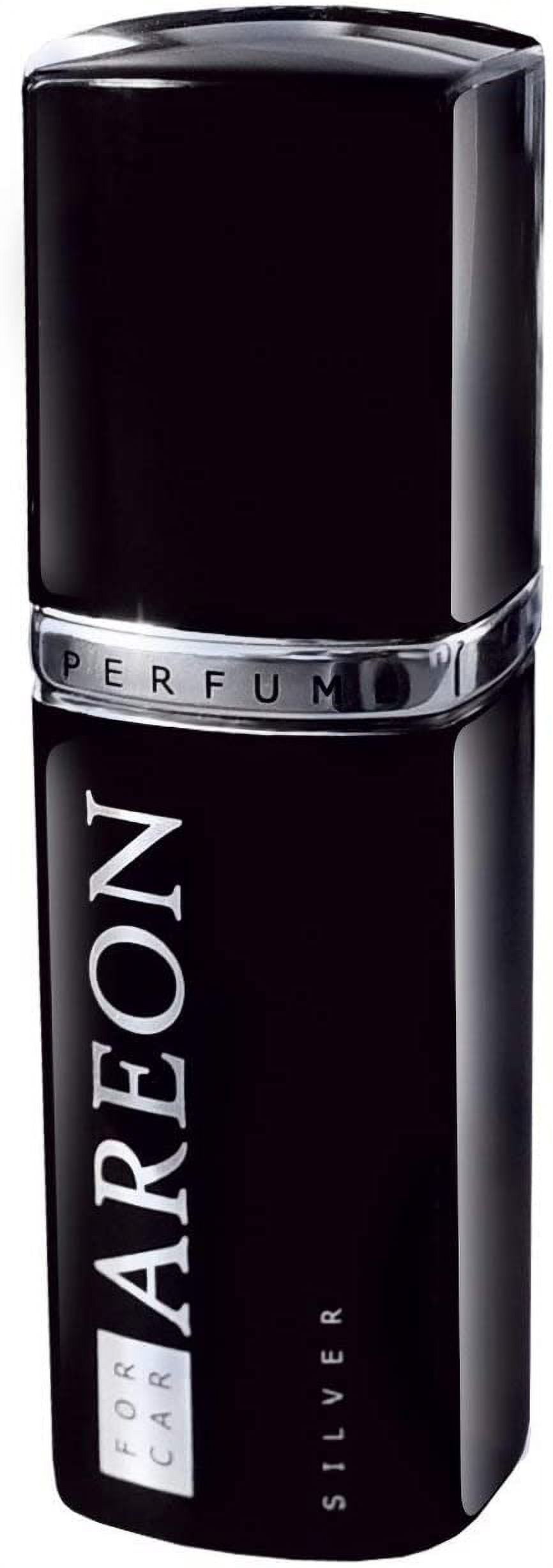 Areon Car Perfume 1.7 Fl Oz. (50ml) Lux Cologne Air Freshener, Silver 