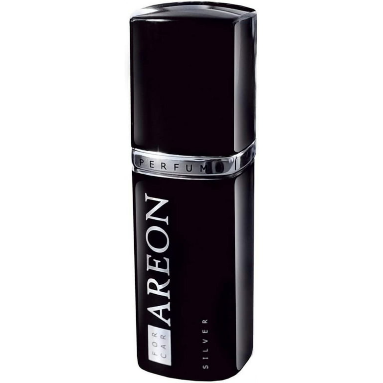 Areon Car Perfume 1.7 Fl Oz. (50ml) Lux Cologne Air Freshener, Silver 