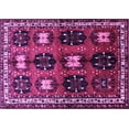 thumbnail image 1 of Ahgly Company Indoor Rectangle Persian Purple Traditional Area Rugs, 5' x 8', 1 of 4