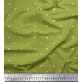 thumbnail image 1 of Soimoi Japan Crepe Satin Fabric Leaves & Rose Floral Print Fabric by the Yard 42 Inch Wide, 1 of 3