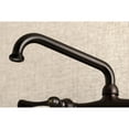 thumbnail image 3 of Kingston Brass KS373ORB 6" Adjustable Center Wall Mount Laundry Faucet, Oil Rubbed Bronze, 3 of 6