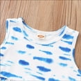 thumbnail image 4 of YEEDISON Summer Baby Sets Baby Clothes Sets 2 Pcs Tie Dye Sleeveless Tops+short Pants Cotton Casual Infant Clothes Girls Clothes for 3-19M, 4 of 4