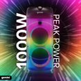 thumbnail image 5 of GPLT-360 Portable 1000 Watt Wireless Self Battery Powered Loud Bluetooth Party Tower Speaker Box with 360° of Sound and 360° of Beat Synced Light, 5 of 5