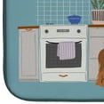 thumbnail image 4 of Silver Chocolate Shih Tzu Kitchen Scene Dish Drying Mat, 4 of 7