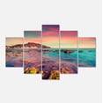 thumbnail image 2 of Design Art - Giallonardo Beach Colorful Sunset, 2 of 3