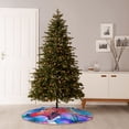 thumbnail image 6 of Rateoe Bright Flowers Pattern Christmas Tree Skirt with Ties , Christmas Tree Decorations, Farmhouse Christmas Decor Xmas Holiday Decorations-36", 6 of 6