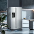 thumbnail image 3 of LHRIVER 21 Cu.ft. French Door Refrigerator, Built-in Ice Maker and Water Dispenser, Automatic Defrosting, Stainless Steel, 3 of 9
