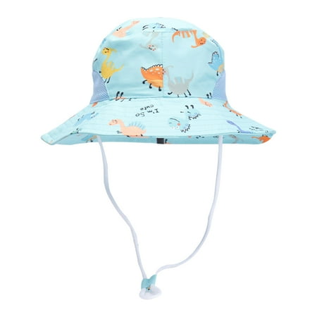 

AOMPMSDX Hats Caps For Kids Girls Boys Spring Autumn Outdoor Shade Cartoon Dinosaur Sunscreen Fisherman Children Hat