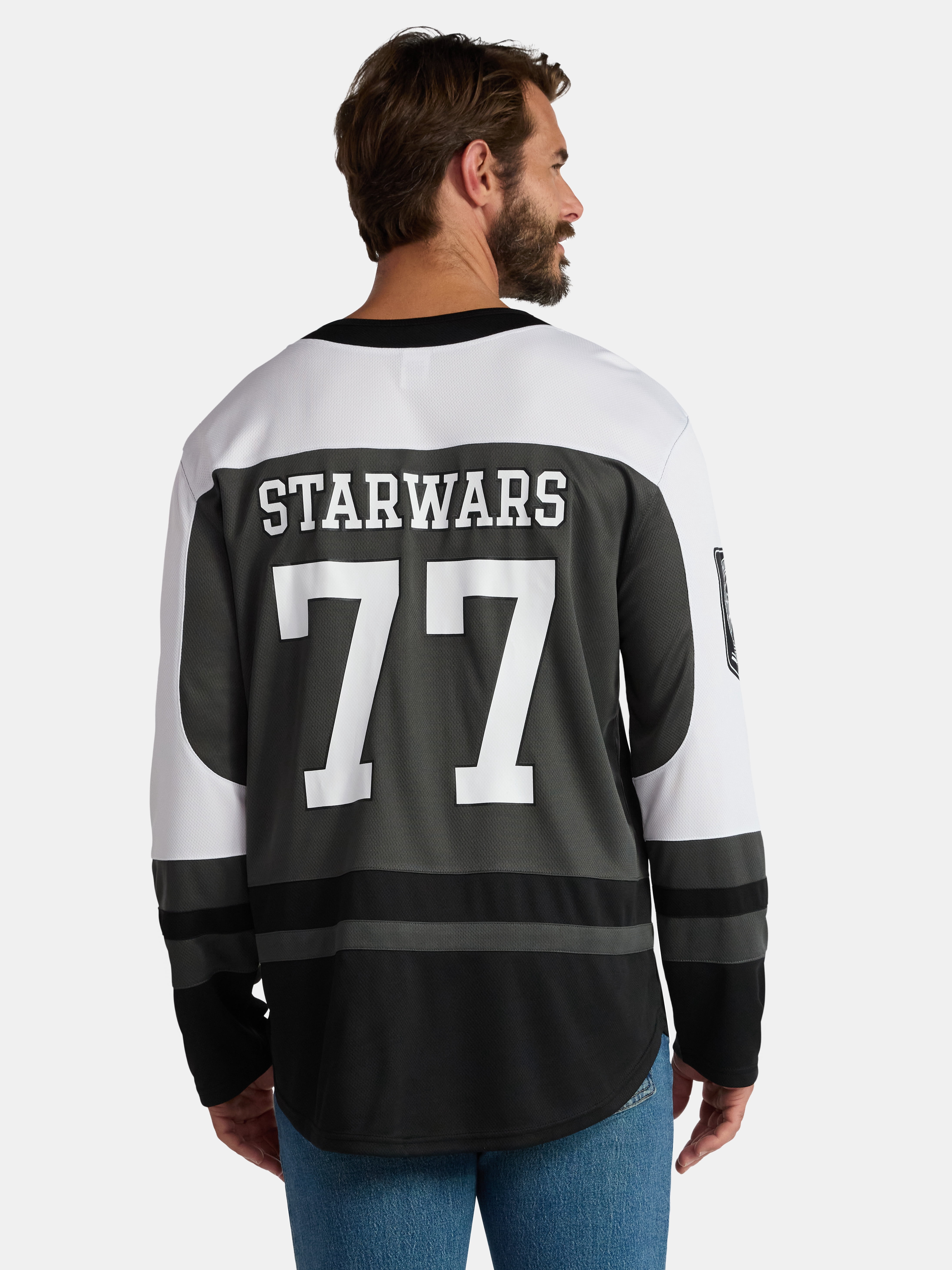 Star Wars Men's & Big Men's Stormtrooper Hockey Jersey, Sizes XS-3XL