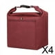 thumbnail image 1 of Bolsas de almuerzo aisladas,bolsa de almuerzo aislada bolsa refrigeradora reutilizable,contenedor de alimentos impermeable con asa desmontable,helado bebidas frías senderismo bolsillo frontal, 1 of 8
